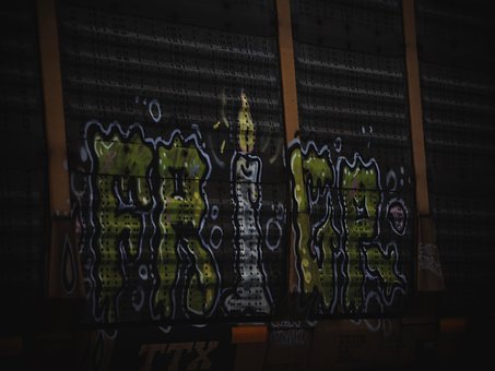 Zug, Graffiti, Lagerhaus, Grafitti
