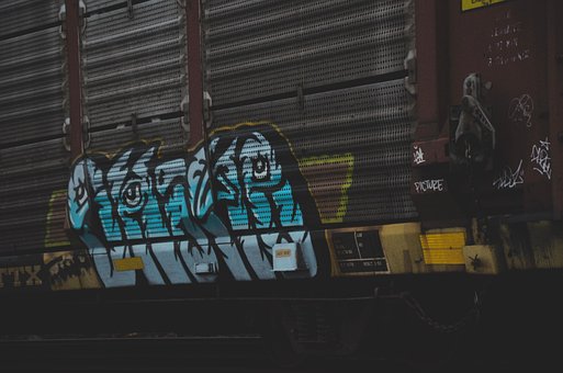 Zug, Graffiti, Lagerhaus, Grafitti