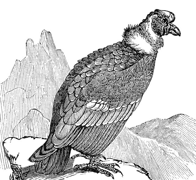Free condor bird vulture illustration