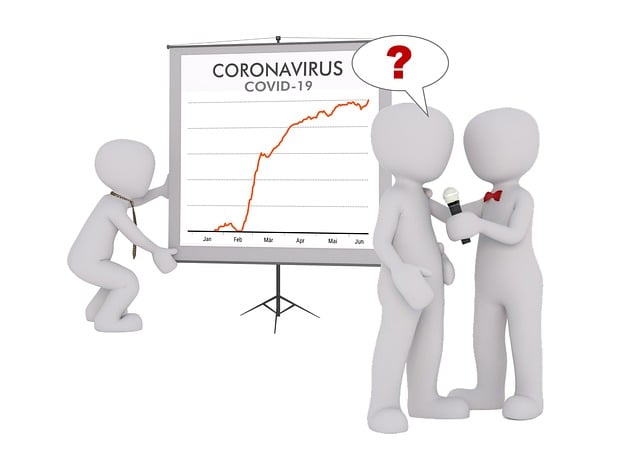 Free coronavirus reporting diagram illustration
