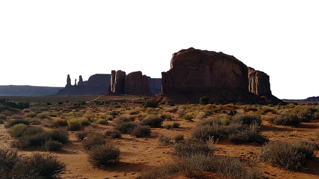 Free desert badlands barren illustration