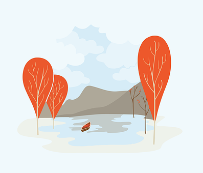 Free Boat Lake illustration and picture