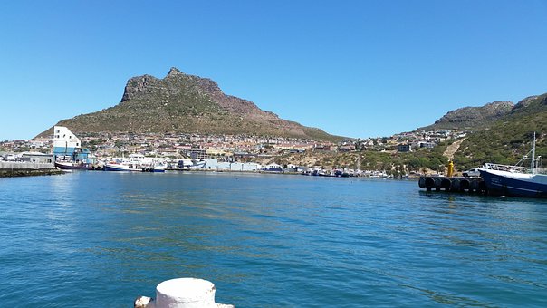 Hout Bay, Sydafrika, Ocean, Bugt, Bjerg
