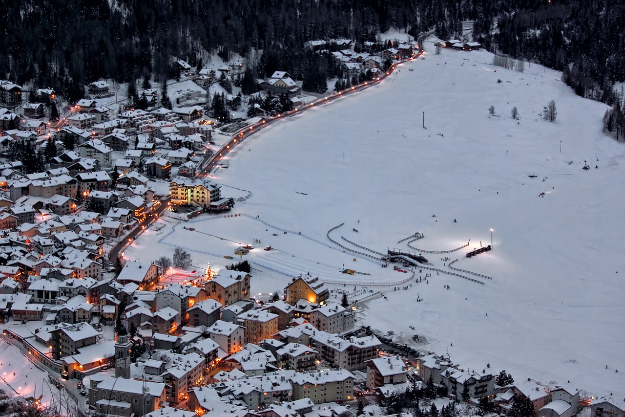 Aosta in inverno