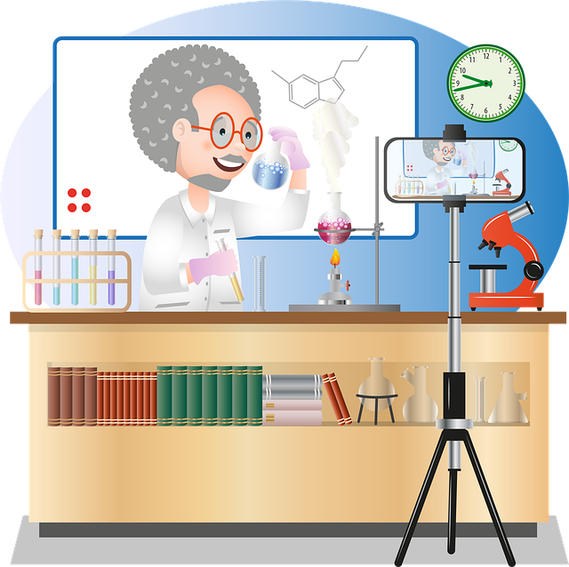 Free chemist chemistry chemistry lesson vector