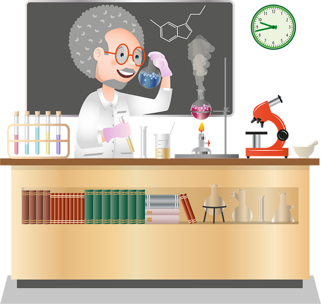 Free chemist chemistry chemistry lesson vector