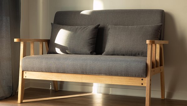 Free Student Couch Gray photo and picture