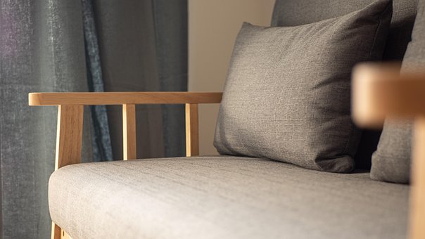 Free Student Couch Gray photo and picture