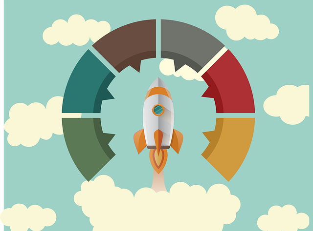Free infographic template launch vector