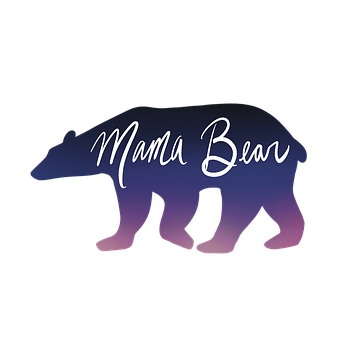 Bär, Mama Bär, Aufkleber, Mutter, Mama