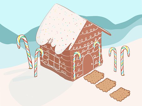 Lebkuchenhaus, Lebkuchen, Haus