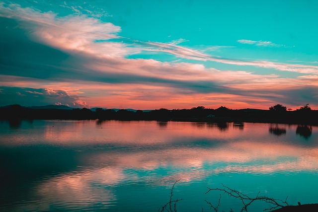 Free Azul Paisaje photo and picture