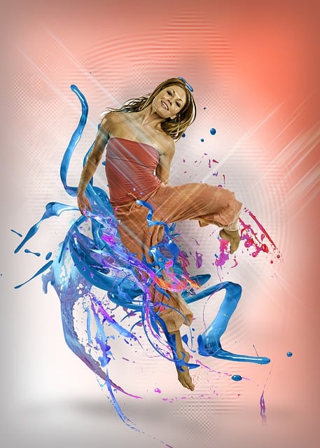 Mujer, Baile, Saltar, Niña, Bailarín