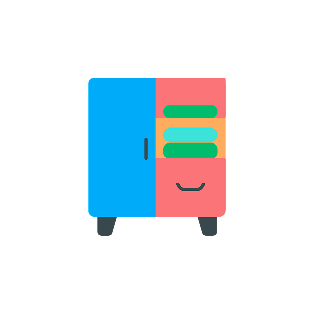 Free drawer locker closet illustration