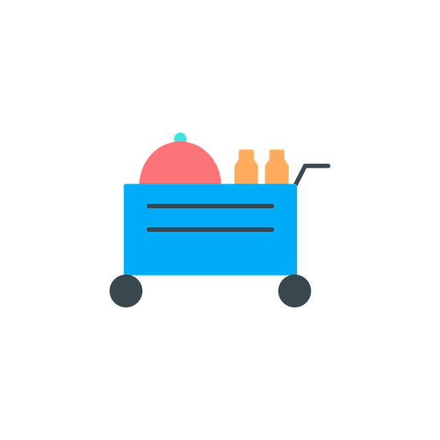Lebensmittel, Wagen, Supermarkt