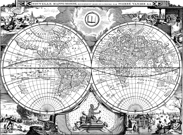 Karte, Globus, Welt, Erde, Weltkarte