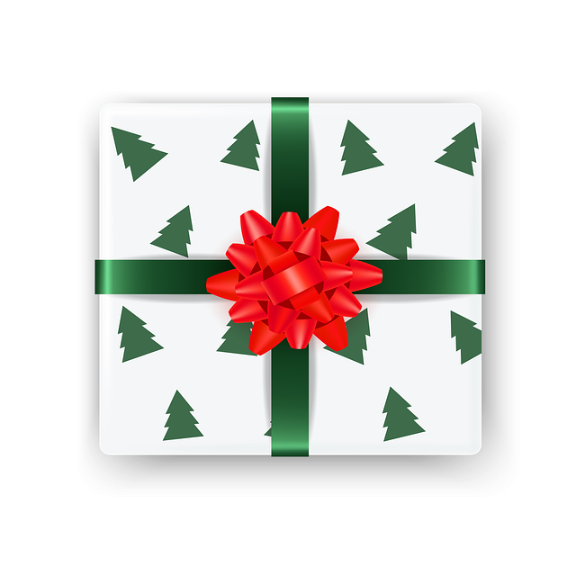 Free gift present box illustration