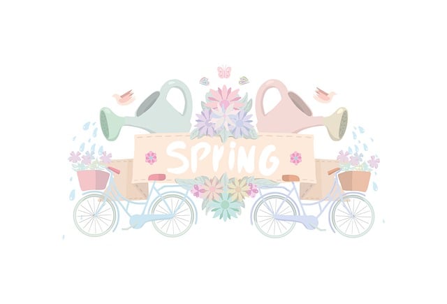 Download free HD stock image of Spring Nature Free spring nature flowers illustration