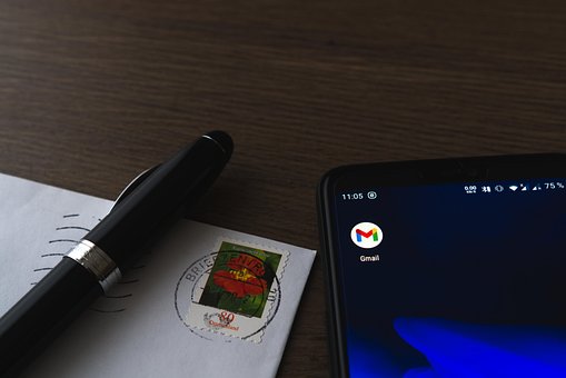 Et Brev, Posthuset, Gmail, Kuvert