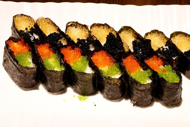 Free Sushi A Plate Of Sushi photo and picture
