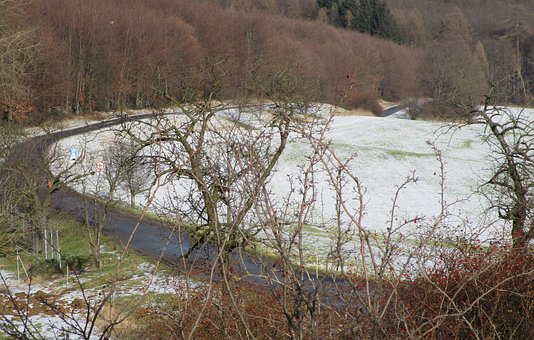 Winter, Tsjechisch, Natuur, Weg
