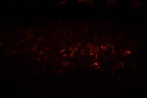 Feuer, Kohlen, Flamme, Gemütlich, Kamin