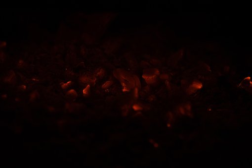 Feuer, Kohlen, Flamme, Gemütlich, Kamin