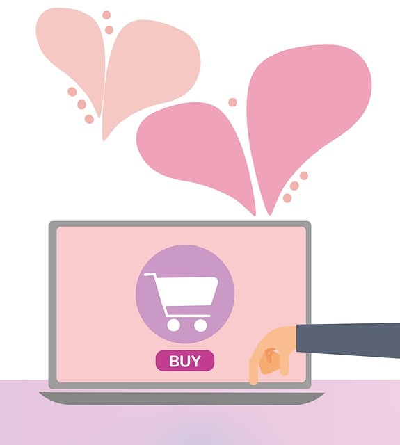 Free computer laptop online shop illustration