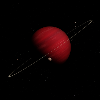 Planéta, Krúžky, Astronómia, Červená