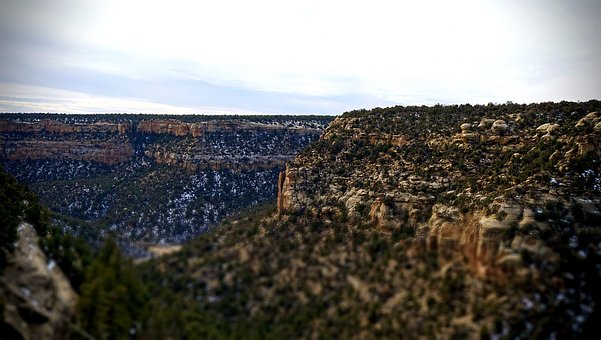 Canyon, Mesa, Landskab, Natur, Naturskøn