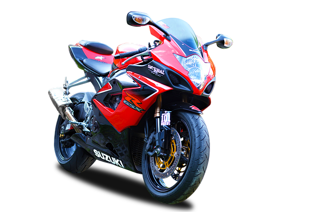 Free motorcycle isolated race bike illustration