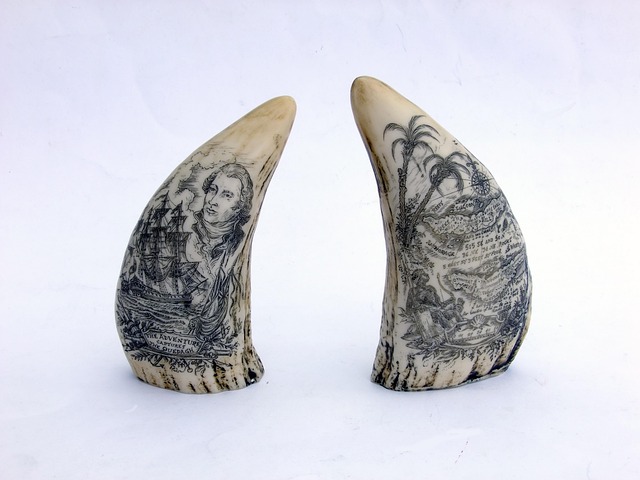 Scrimshaw, Snijwerk, Traditie, Decoratie