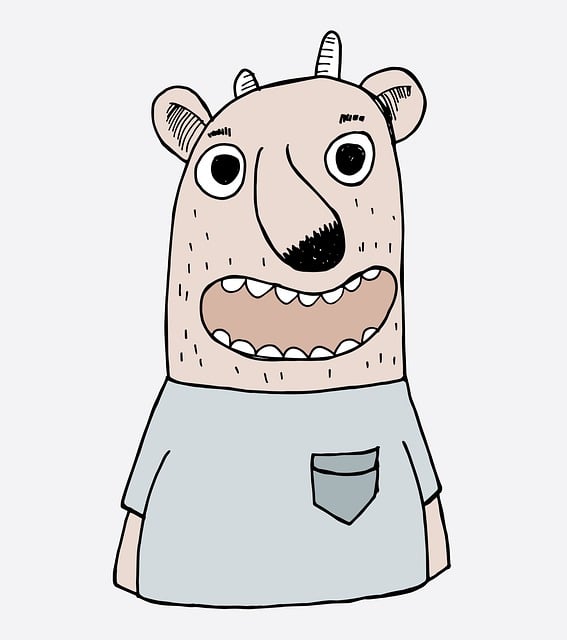 Free monster animal nature illustration
