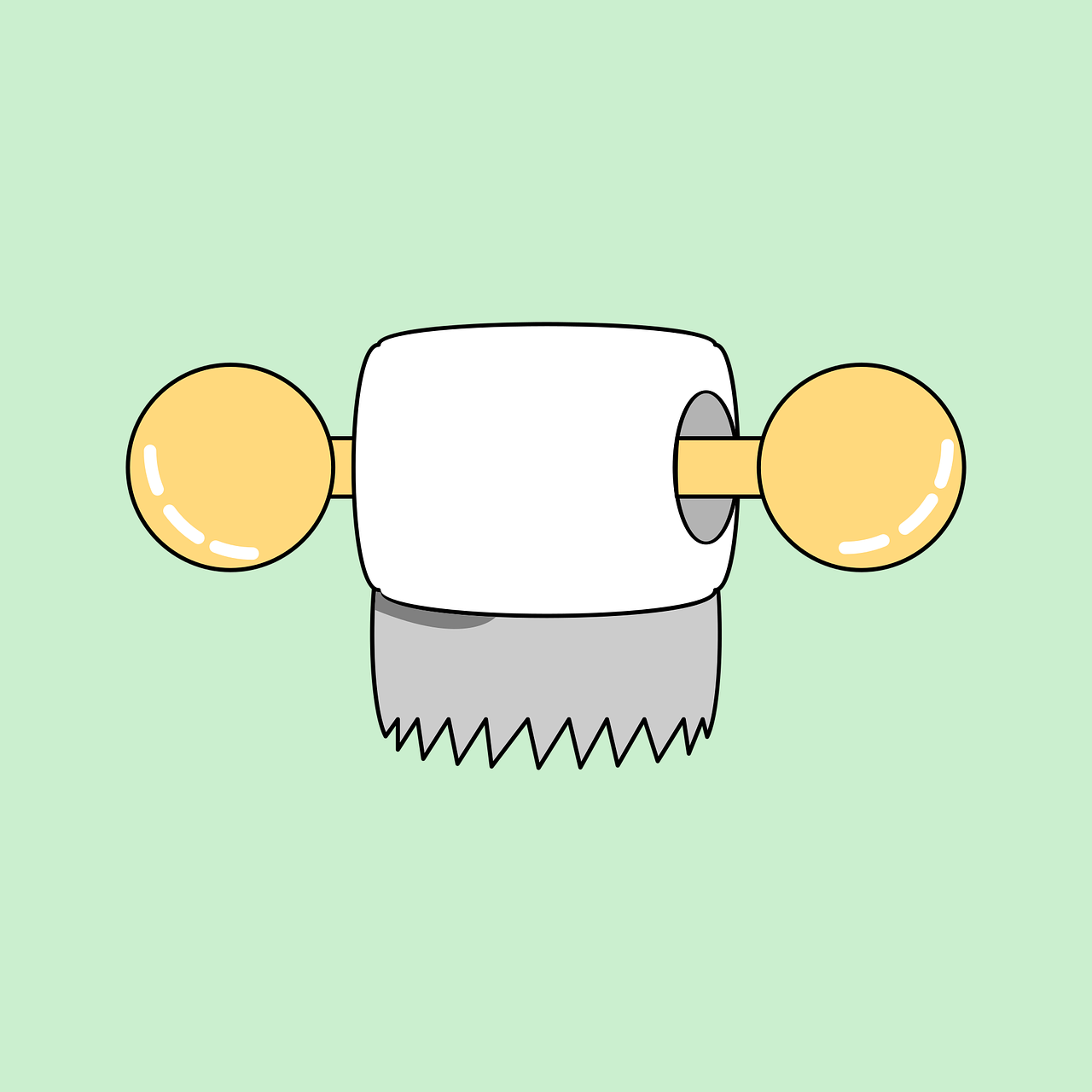 Empty Toilet Paper Roll Drawing