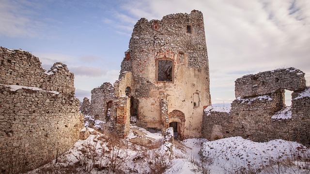 Fitnesscentre, Slot, Slovakiet, Vinter