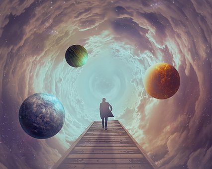 Skyer, Planet, Mand
