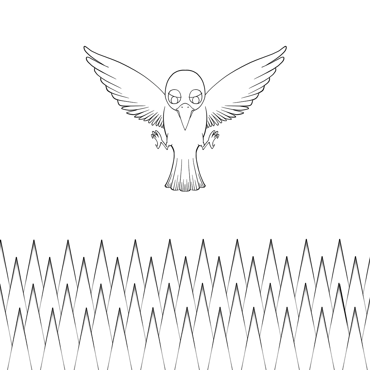 Download Bird Wings Beak RoyaltyFree Stock Illustration Image Pixabay