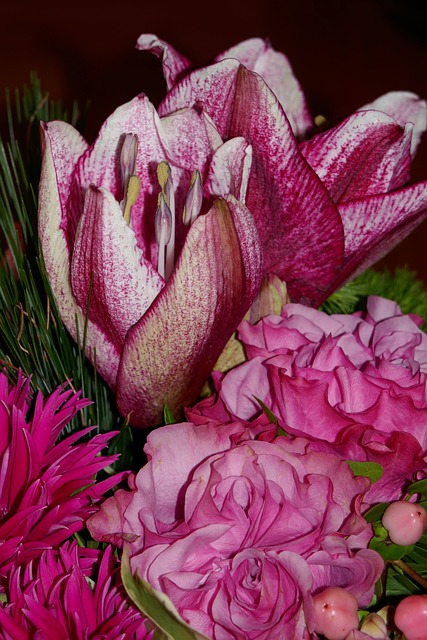 Free Bunch Of Flowers Pink photo and picture