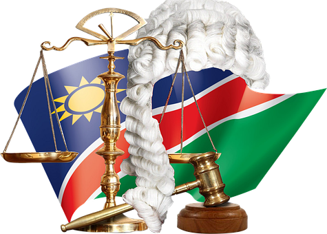 Gesetz, Namibia, Flagge