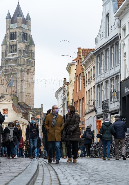 By, Gade, Brugge, Belgien, Mennesker