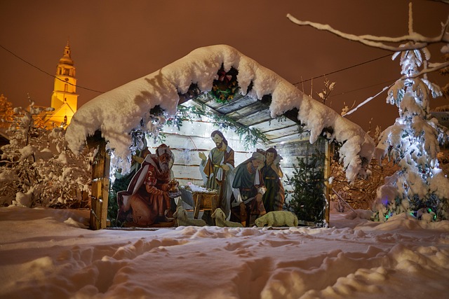 Free Crib Christmas photo and picture
