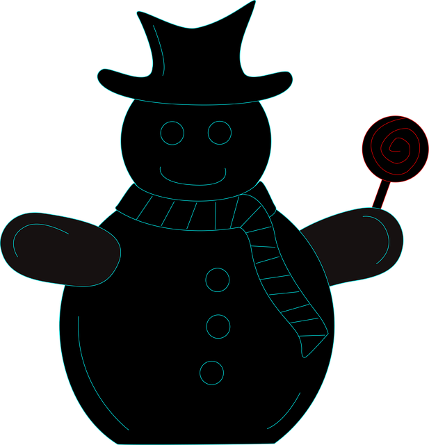 Free Snowman Christmas vector and picture
