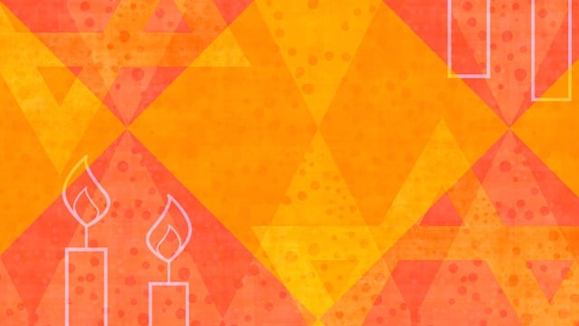 Free candles star of david background illustration