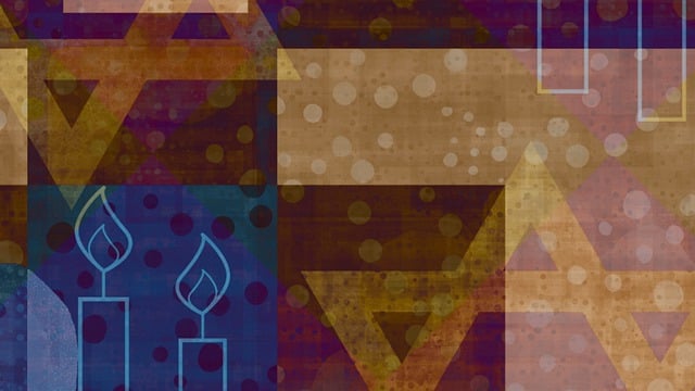 Download Star Of David, Candles, Jewish. Royalty-Free Stock