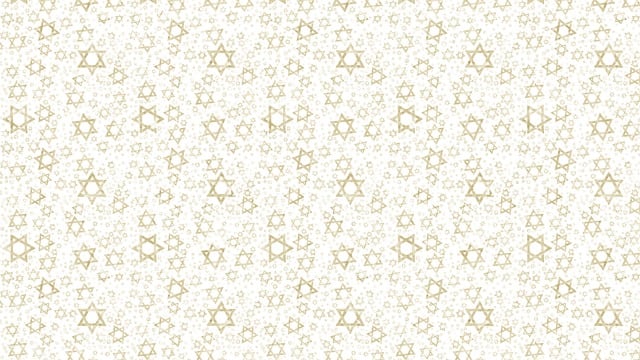Free digital paper star of david pattern illustration