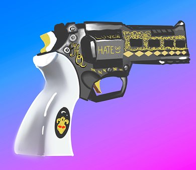 Harley Quinn, Pistool, Revolver