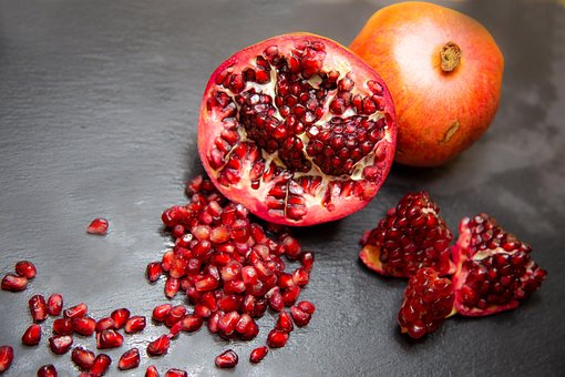 Granatapfel, Obst, Süß, Vitamine, Gesund