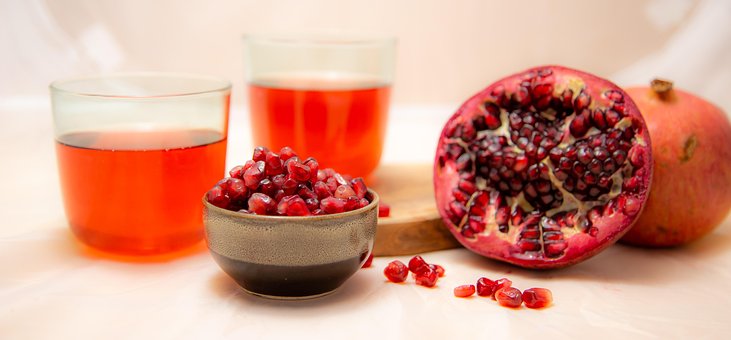 Granatapfel, Obst, Süß, Vitamine, Gesund
