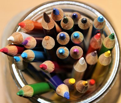 Free Multi-Colored Pencils photo and picture
