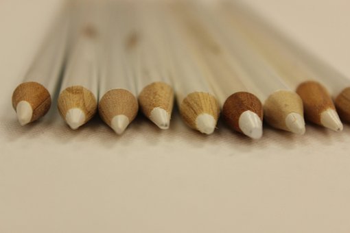 Free White Pencils White Background photo and picture